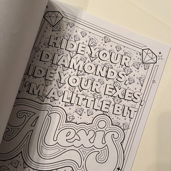 Schitt's Creek Coloring Book Bundle with Crayons and Colored Pencils (h/x) - Picture 5 of 11